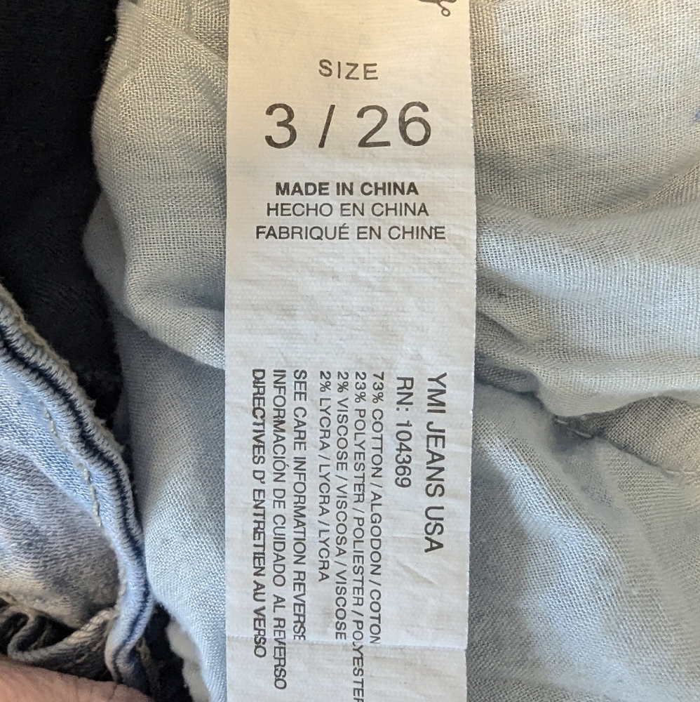 YMI patch flared jeans size 3 - Picture 5 of 9